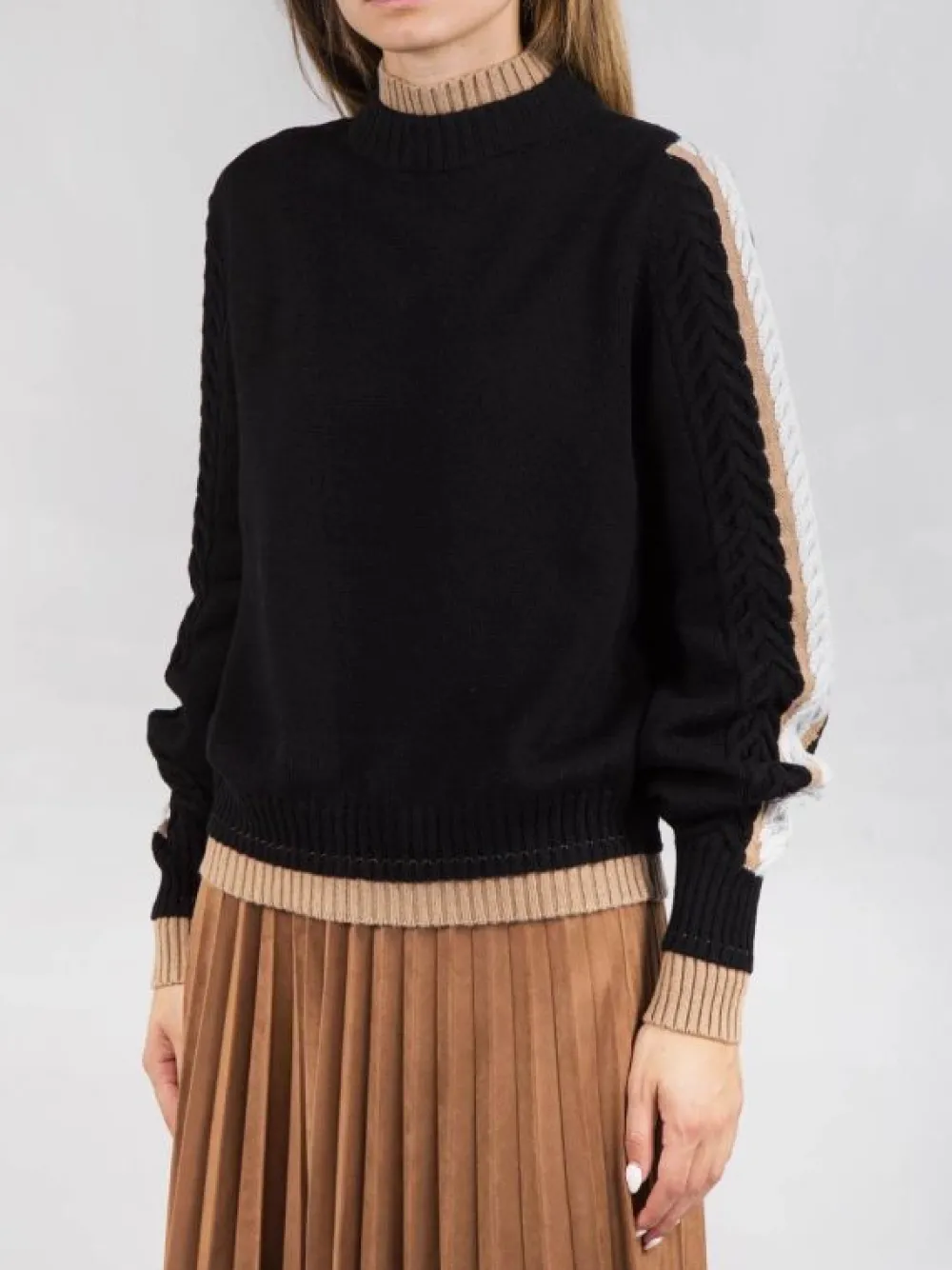 MAGLIA IN MISTO CASHMERE E SETA | D.EXTERIOR Online