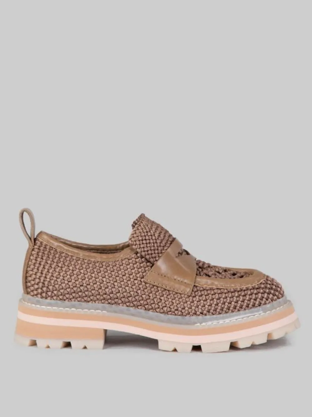 MOCASSINI IN TESSUTO ELASTICIZZATO INTRECCIATO | ASH Fashion