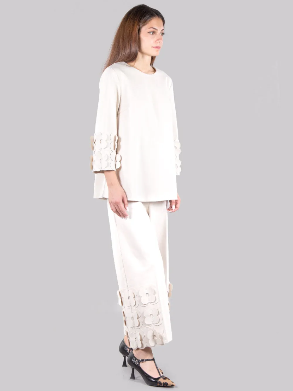 Pantaloni con fiori | MEIMEIJ Clearance