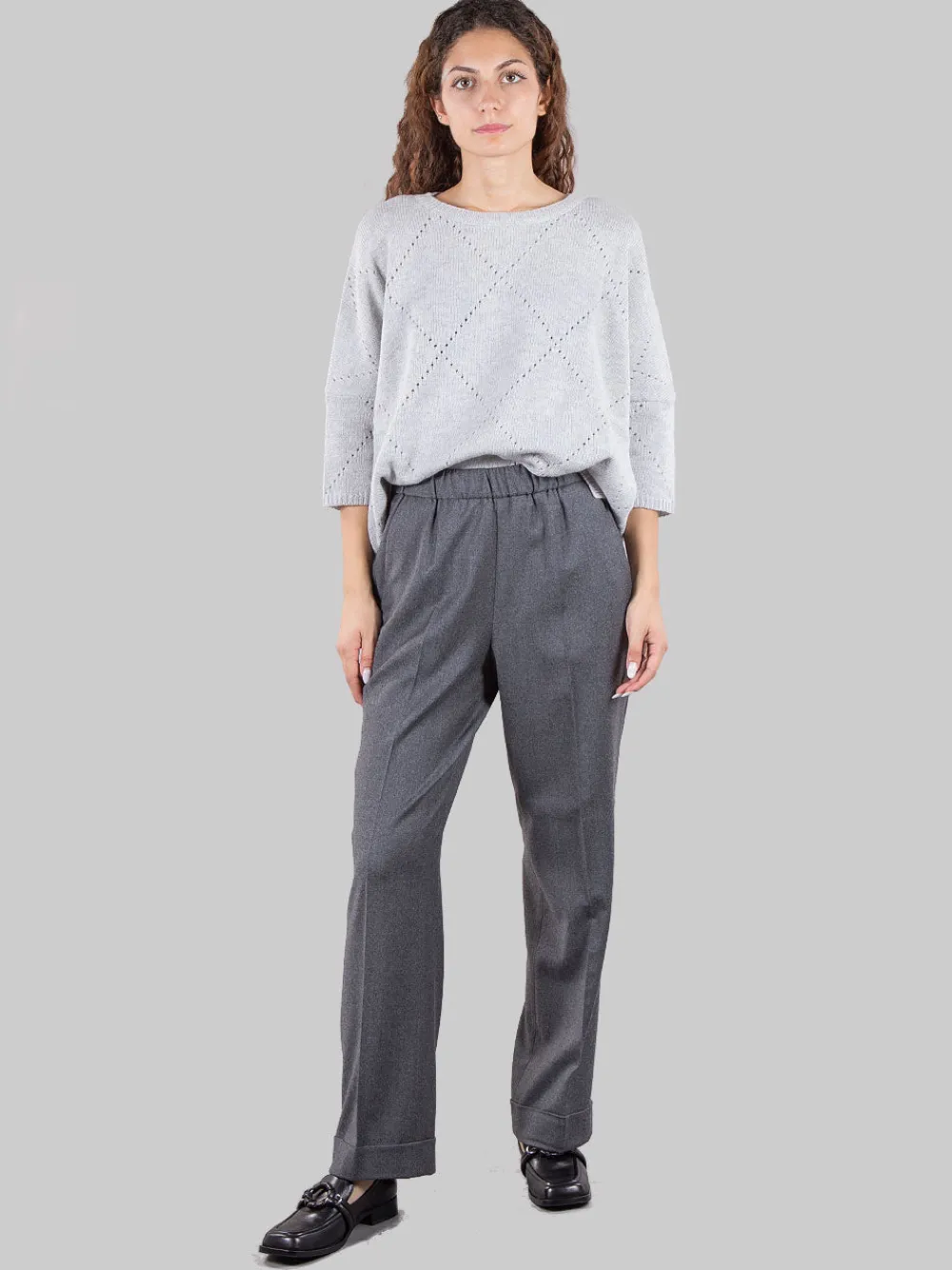 Pantaloni con risvolti | ROSSO35 Fashion