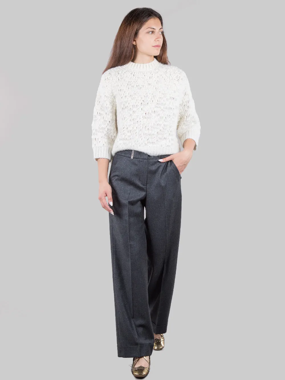 Pantaloni con risvolti | PESERICO Hot