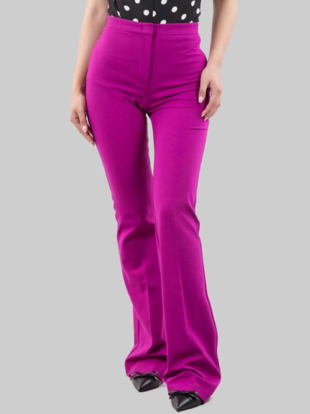 PANTALONI FLARE HULKA IN TESSUTO ELASTICIZZATO | PINKO Sale