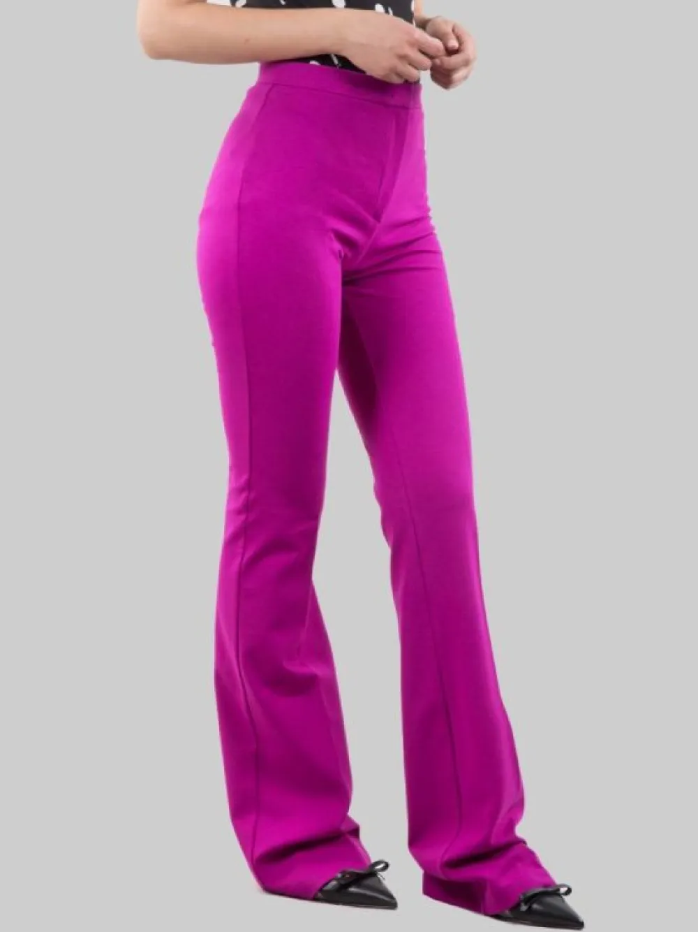 PANTALONI FLARE HULKA IN TESSUTO ELASTICIZZATO | PINKO Sale