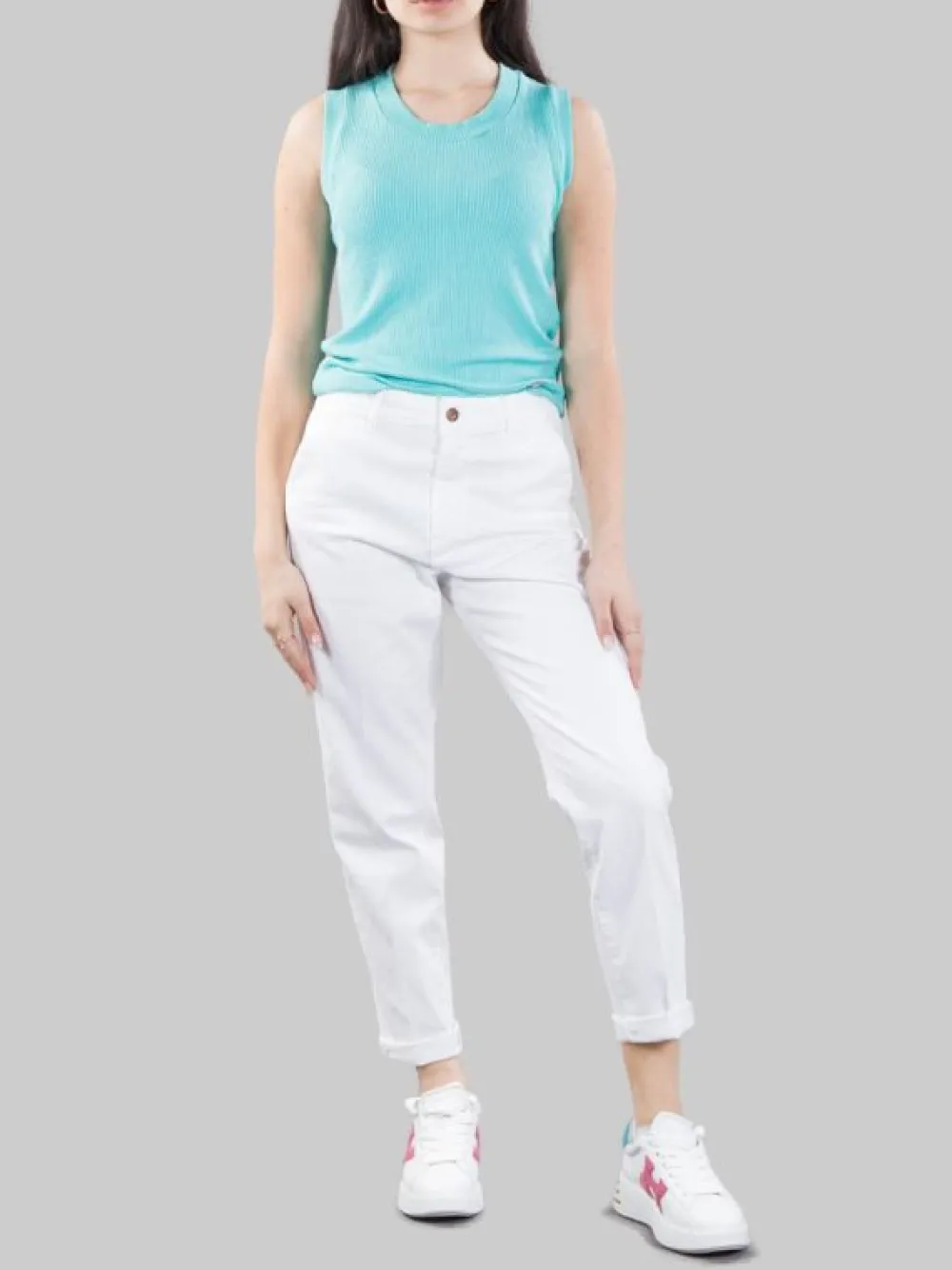 PANTALONI IN DENIM MODELLO CHINO RELAXED | CIGALA'S New