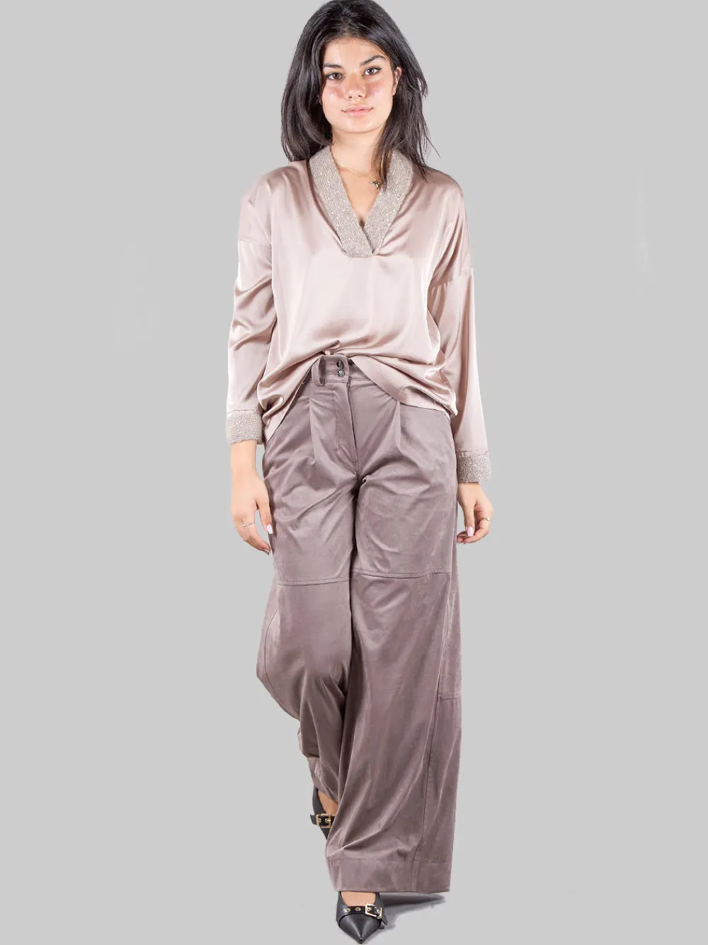 Pantaloni in ecopelle | D.EXTERIOR Clearance