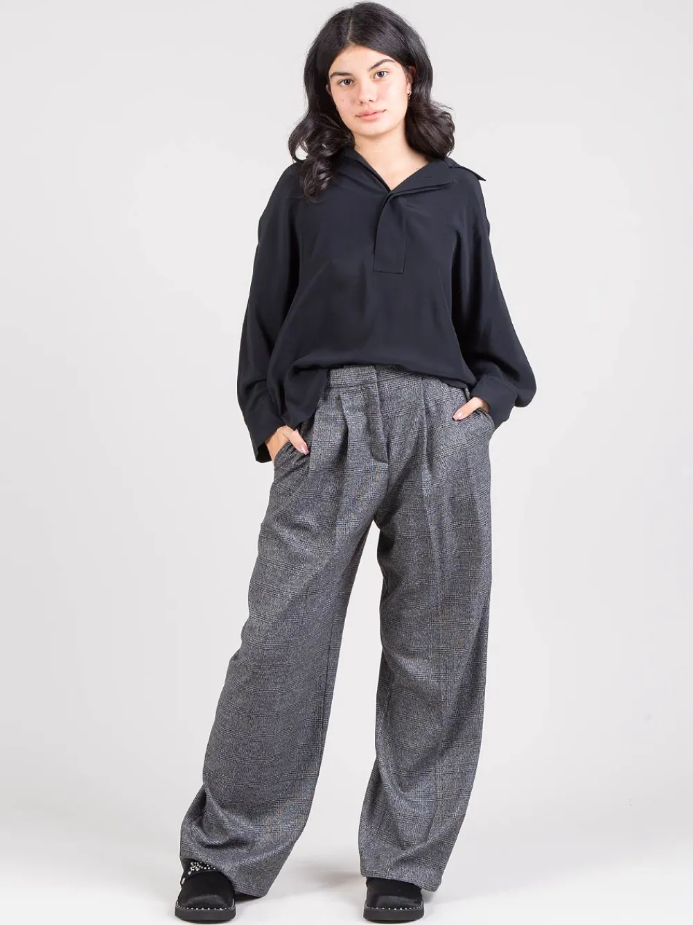 Pantaloni in principe di galles | MEIMEIJ Clearance