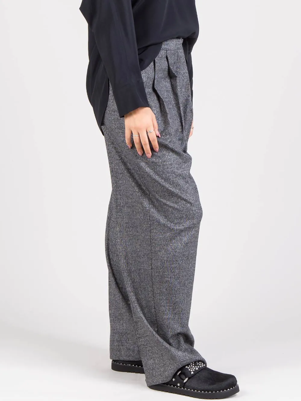 Pantaloni in principe di galles | MEIMEIJ Clearance