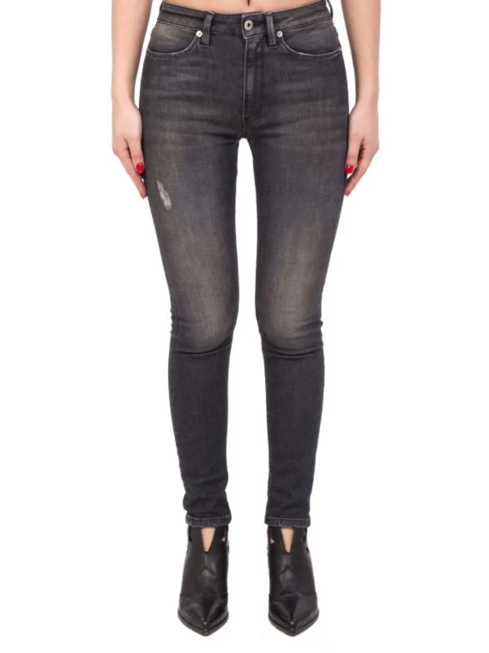 PANTALONI IRIS SUPERSKINNY IN DENIM LAVATO | DONDUP Online