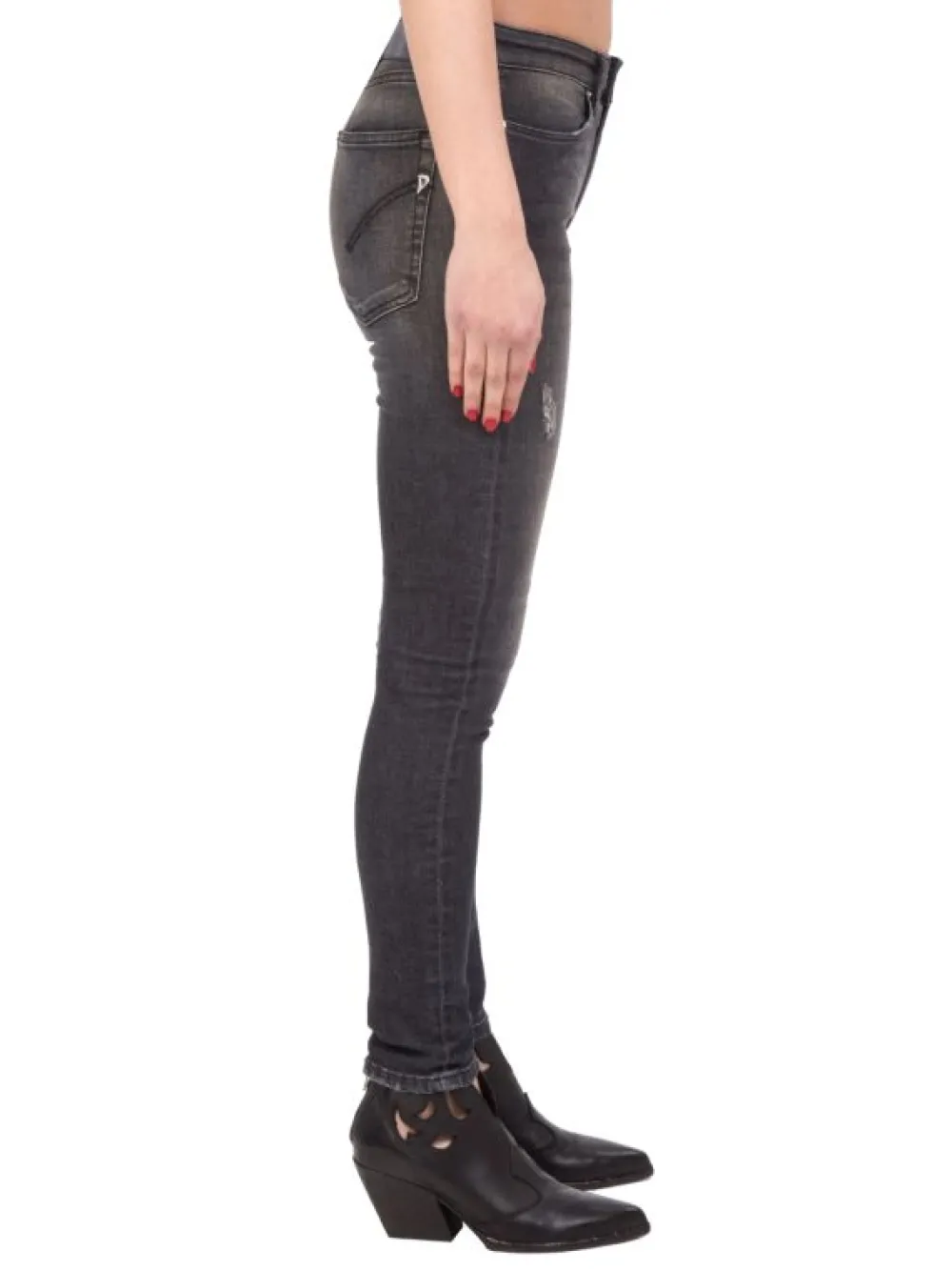 PANTALONI IRIS SUPERSKINNY IN DENIM LAVATO | DONDUP Online