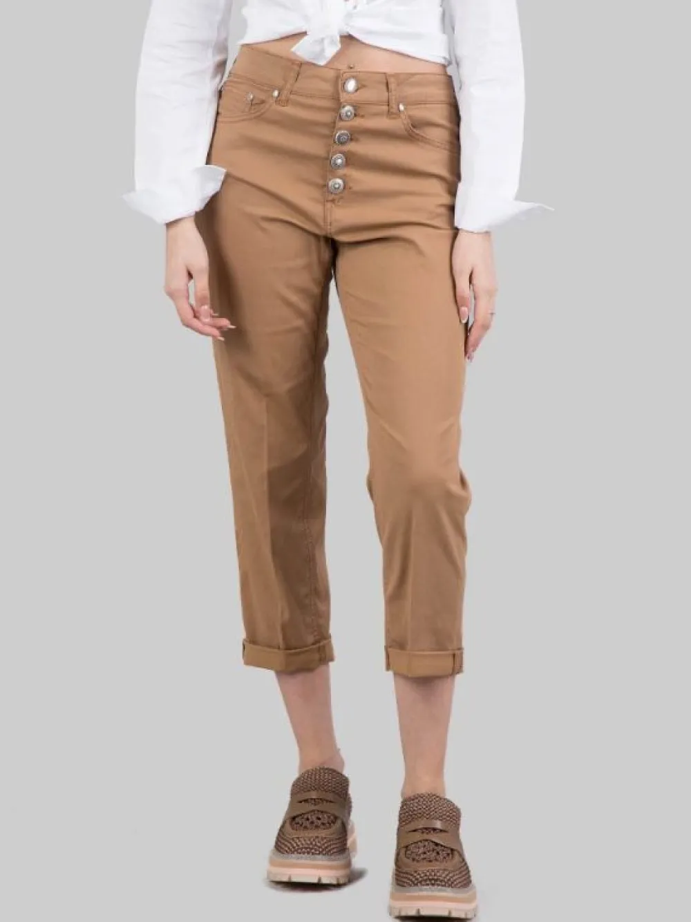 PANTALONI KOONS CON BOTTONI GIOIELLO | DONDUP Discount