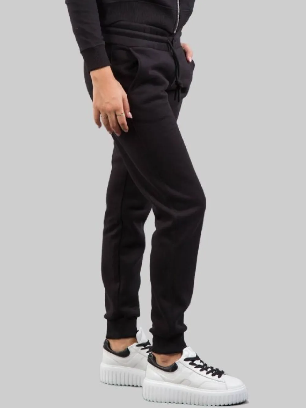 PANTALONI NERI IN COTONE INVERNALE CON LOGO COLMAR GLITTER | COLMAR ORIGINALS Best