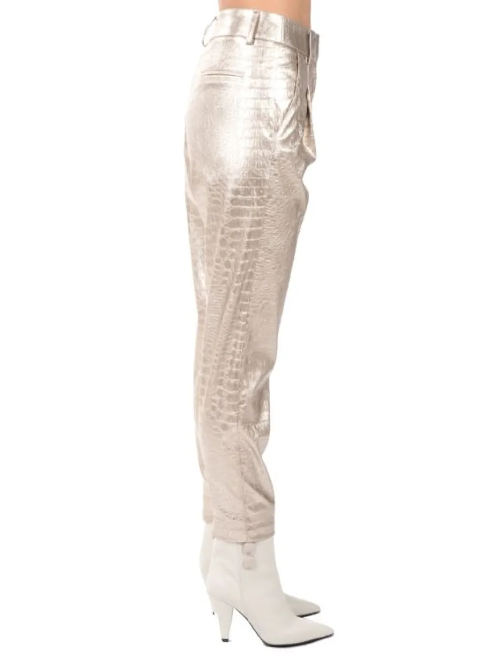 PANTALONI ZELMA IN ECOPELLE STAMPA COCCO | ANIYE BY New