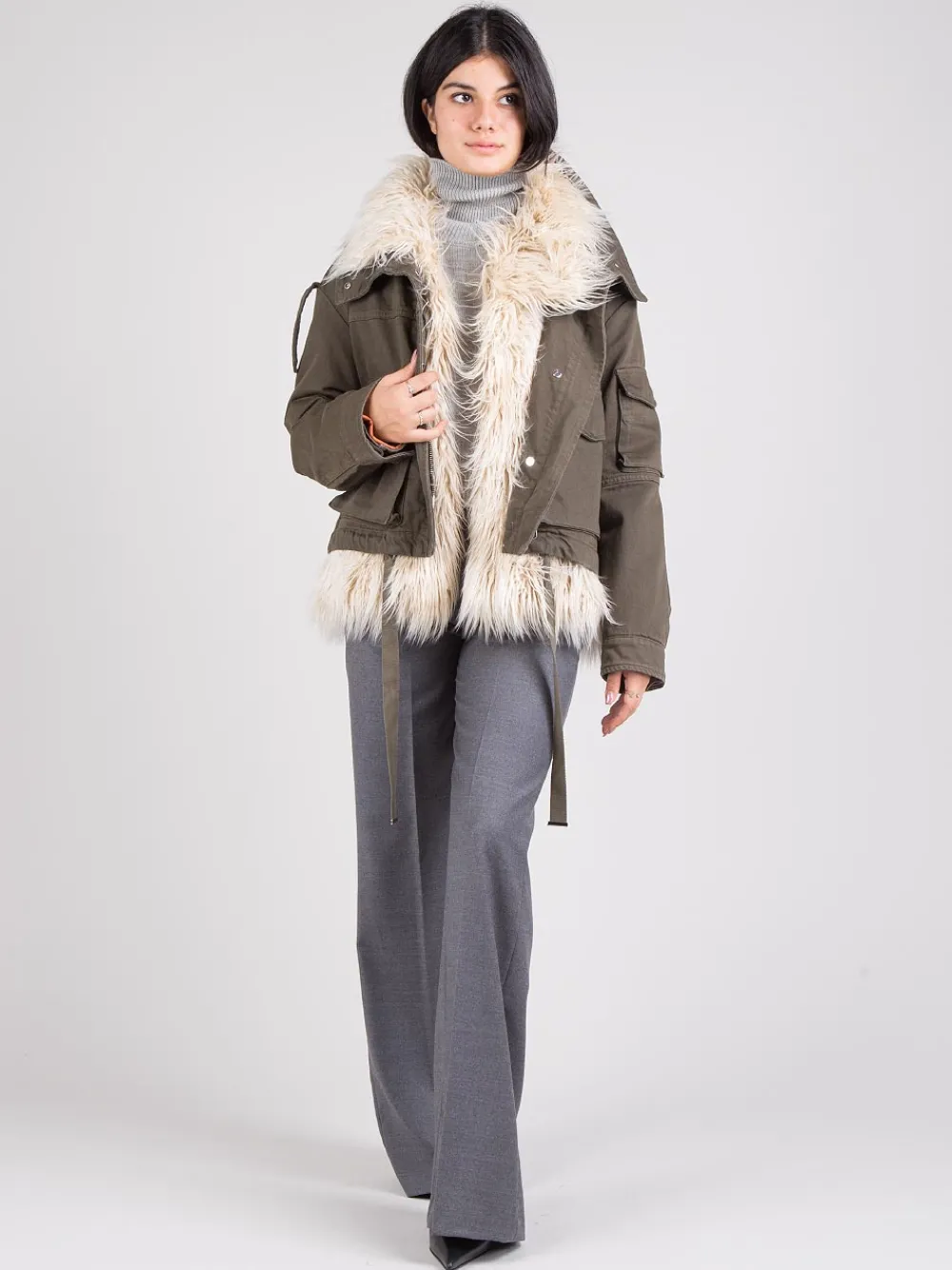 Parka con ecopelliccia | DONDUP Outlet