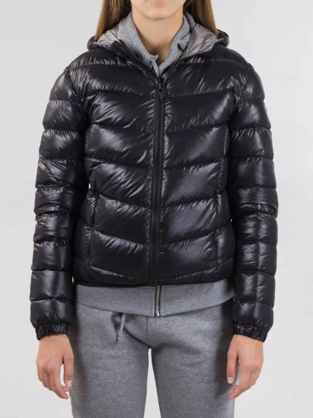 PIUMINO CON CAPPUCCIO IN NYLON TECNICO LUCIDO | COLMAR ORIGINALS Hot