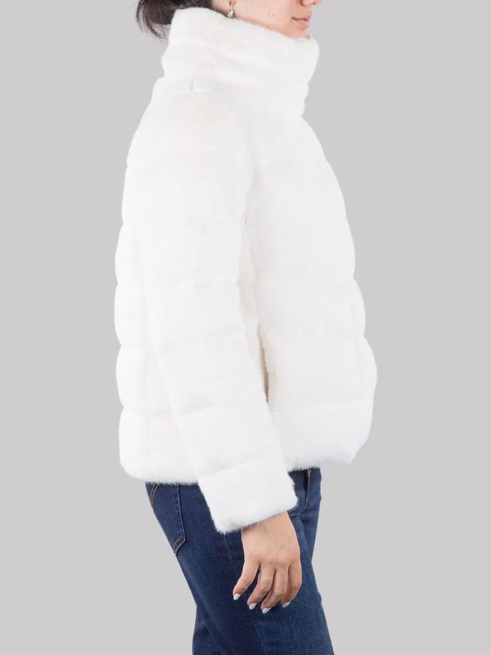Piumino in eco-pelliccia | HERNO Outlet
