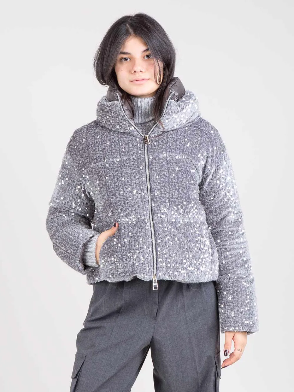 Piumino velvet paillettes | HERNO New
