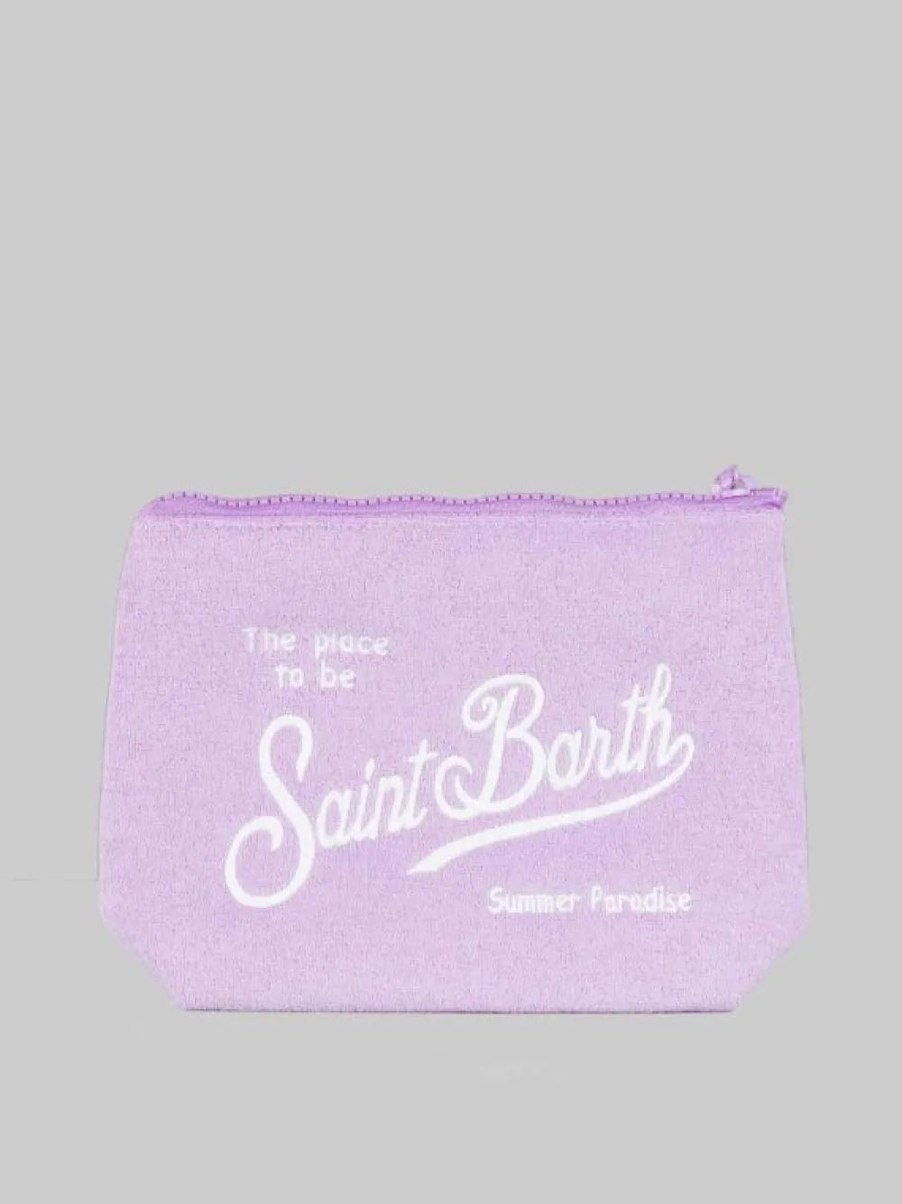 POCHETTE ALINE IN TESSUTO SPUGNA CON LOGO RICAMATO | MC2 SAINT BARTH Discount