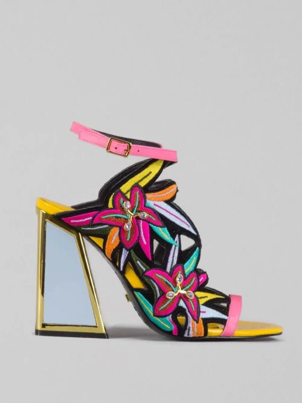 SANDALI CON RICAMI E APPLICAZIONI | KAT MACONIE Sale