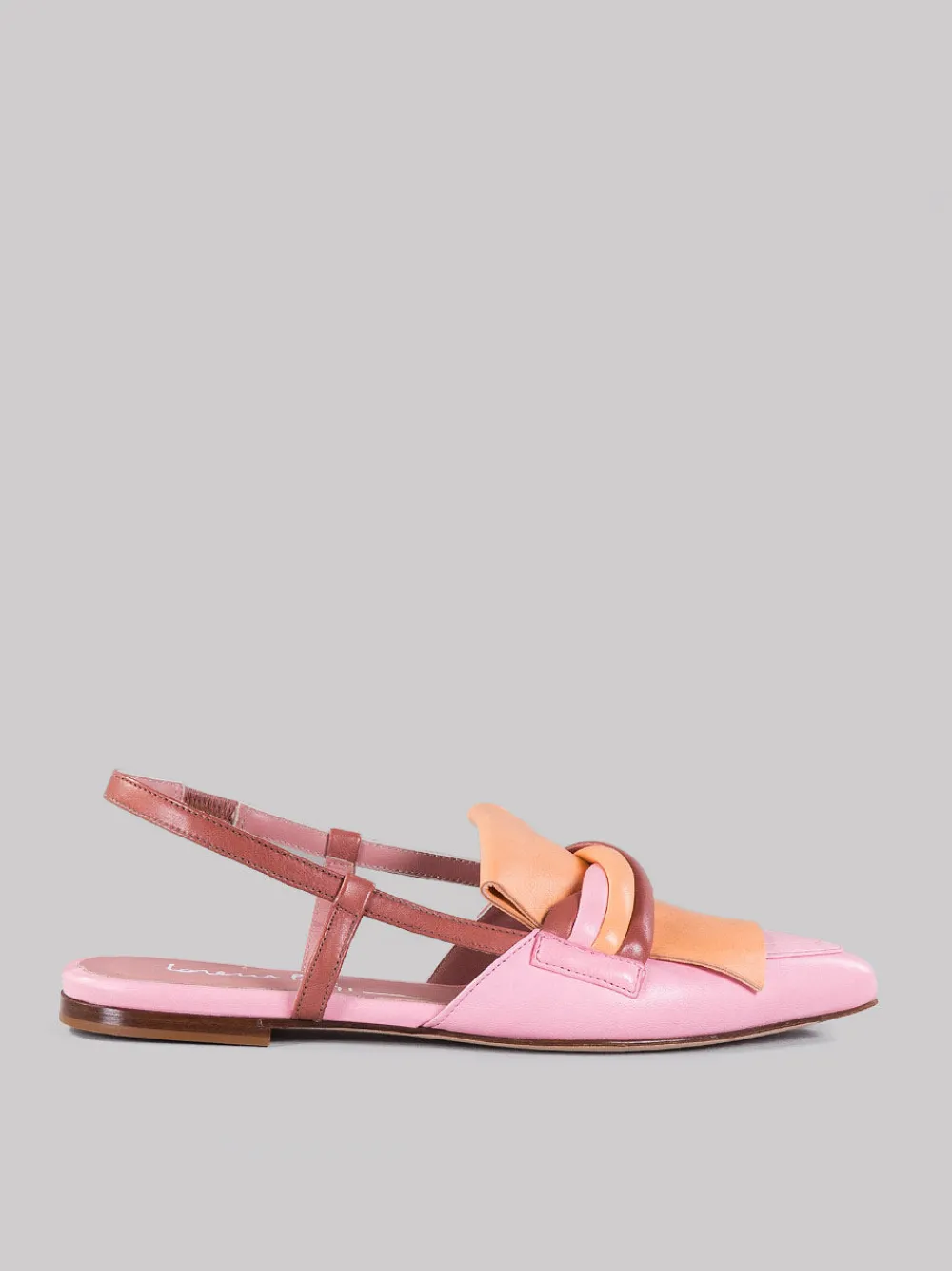 Slingback in pelle multicolore | LORENA PAGGI Discount