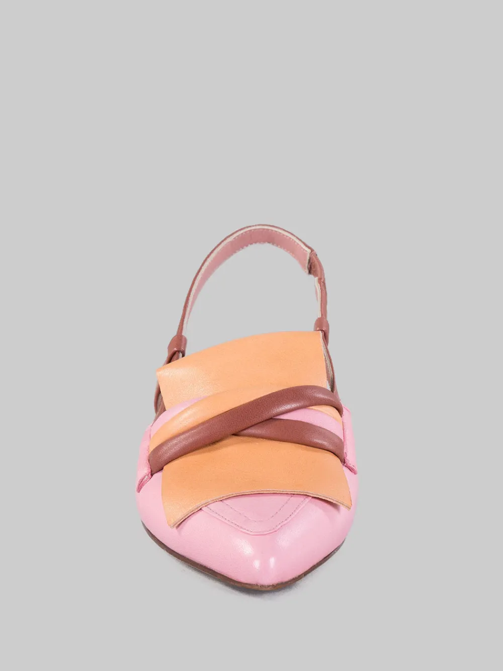 Slingback in pelle multicolore | LORENA PAGGI Discount