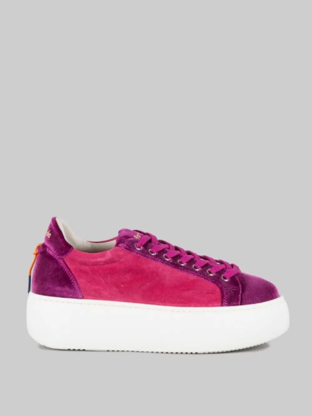 SNEAKER BOLLA IN CAMOSCIO E TESSUTO VIOLA E ROSA SHOCKING | BARRACUDA Best