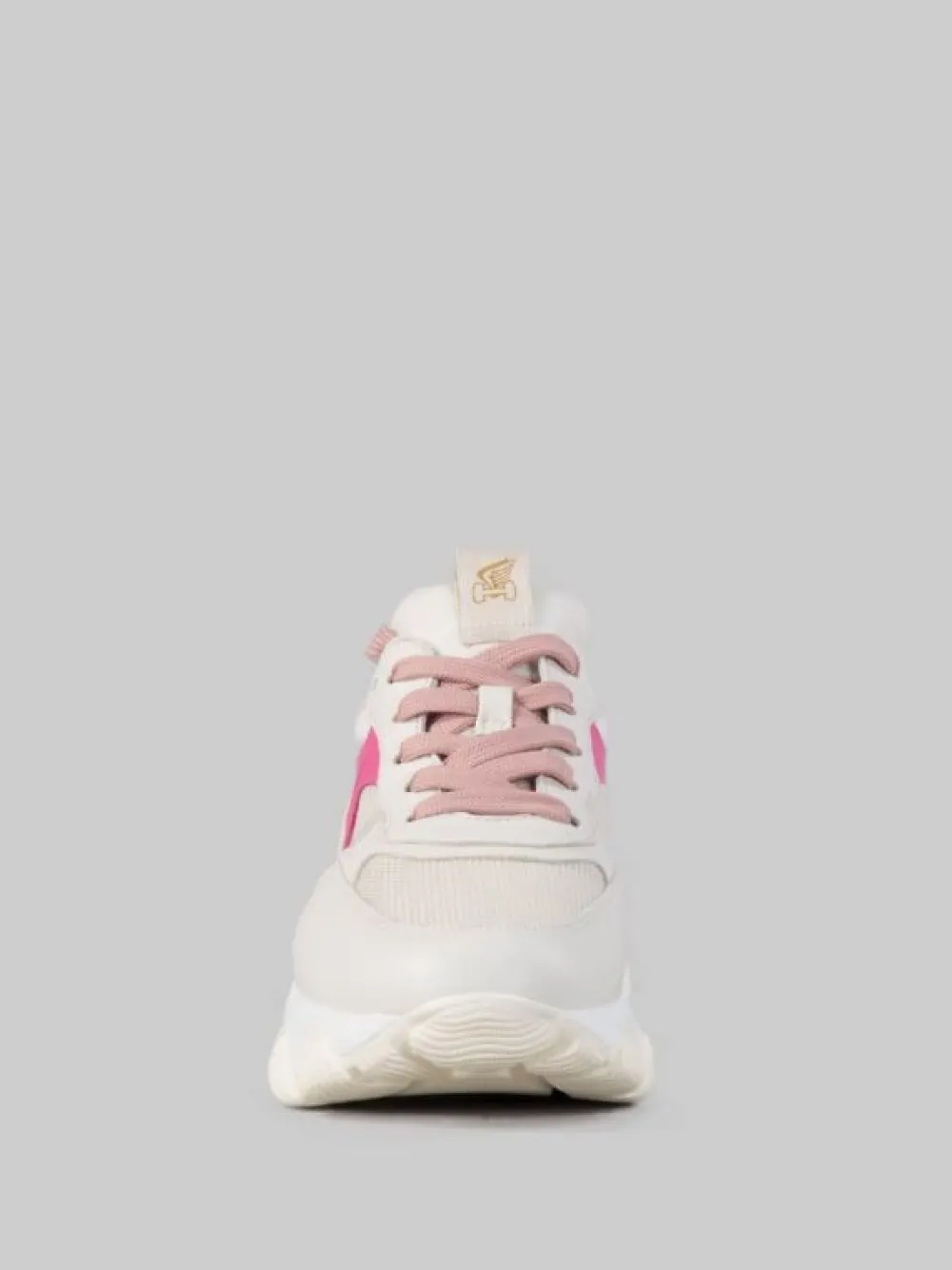 SNEAKER HYPERACTIVE BIANCO LATTE, ROSA E FUCSIA IN PELLE, SUEDE E TELA TECNICA | HOGAN Best