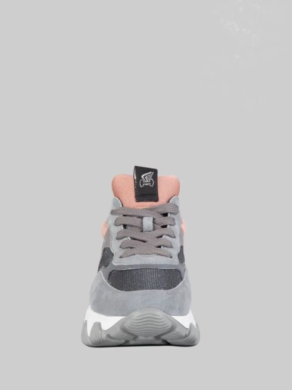 SNEAKER HYPERACTIVE IN PELLE LAMINATA, SUEDE E RETE TECNICA CON GLITTER | HOGAN Outlet