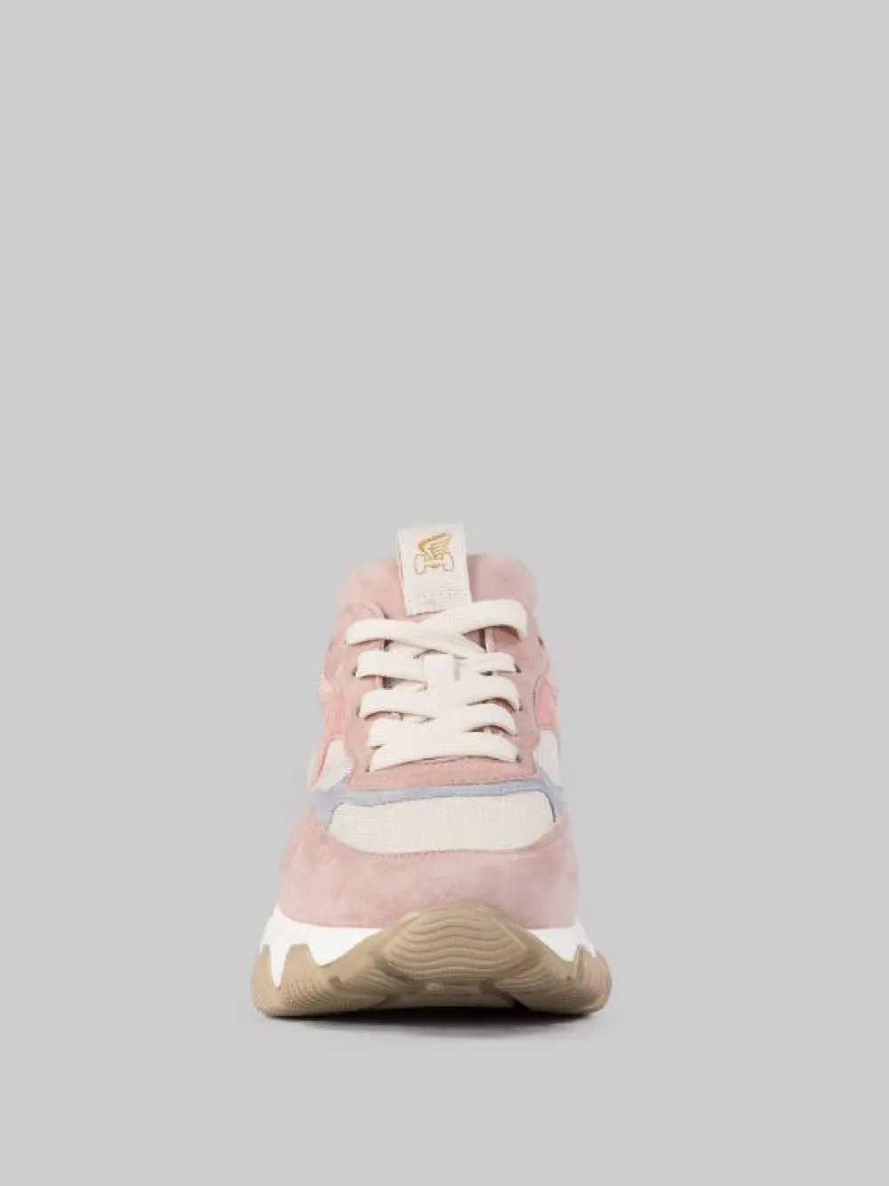 SNEAKER HYPERACTIVE , BEIGE E AZZURRO IN PELLE SCAMOSCIATA E TELA TECNICA | HOGAN Sale
