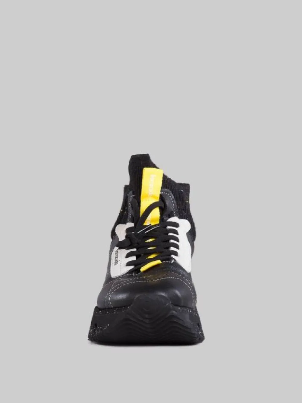 SNEAKER NIKHO NERE IN TESSUTO ELASTICIZZATO E PELLE | BARRACUDA Discount