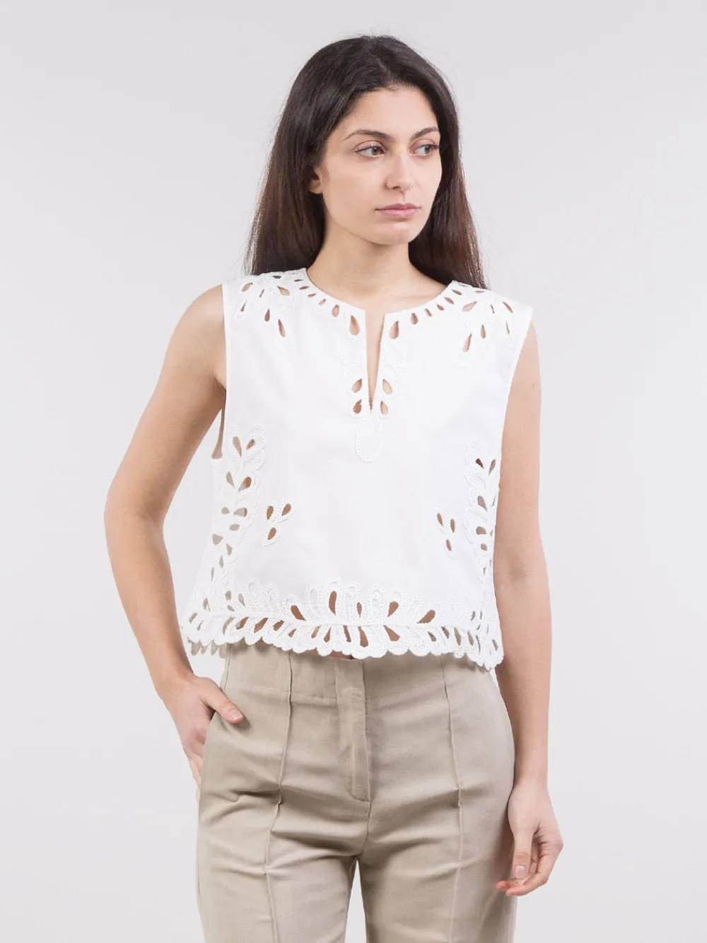 Top ricamato | SEVENTY Outlet