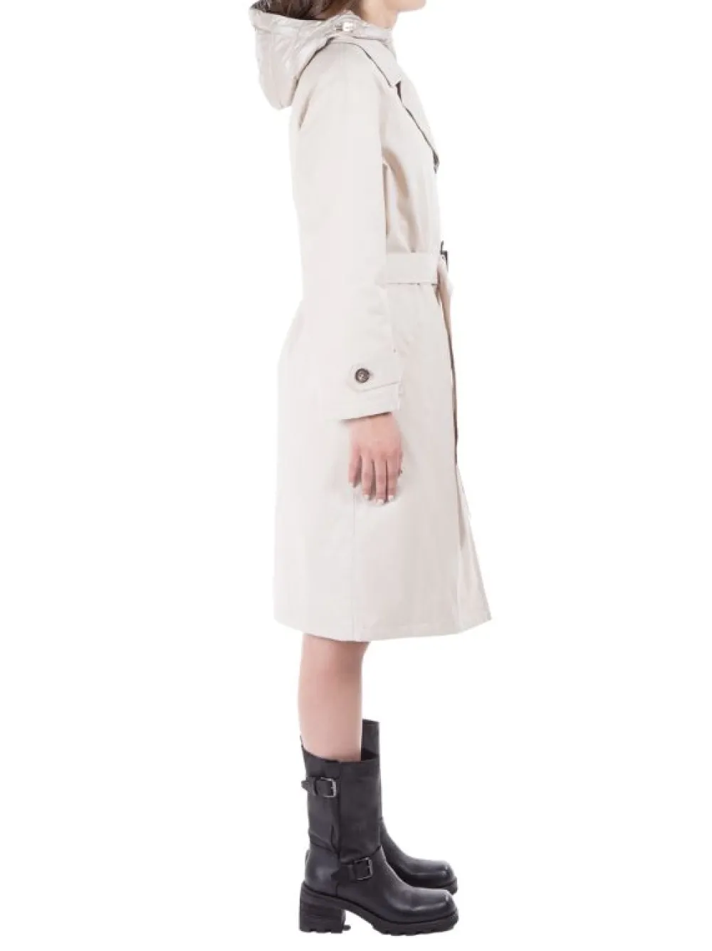 TRENCH CON INTERNO IN PIUMINO STACCABILE CON CAPPUCCIO | HERNO Best