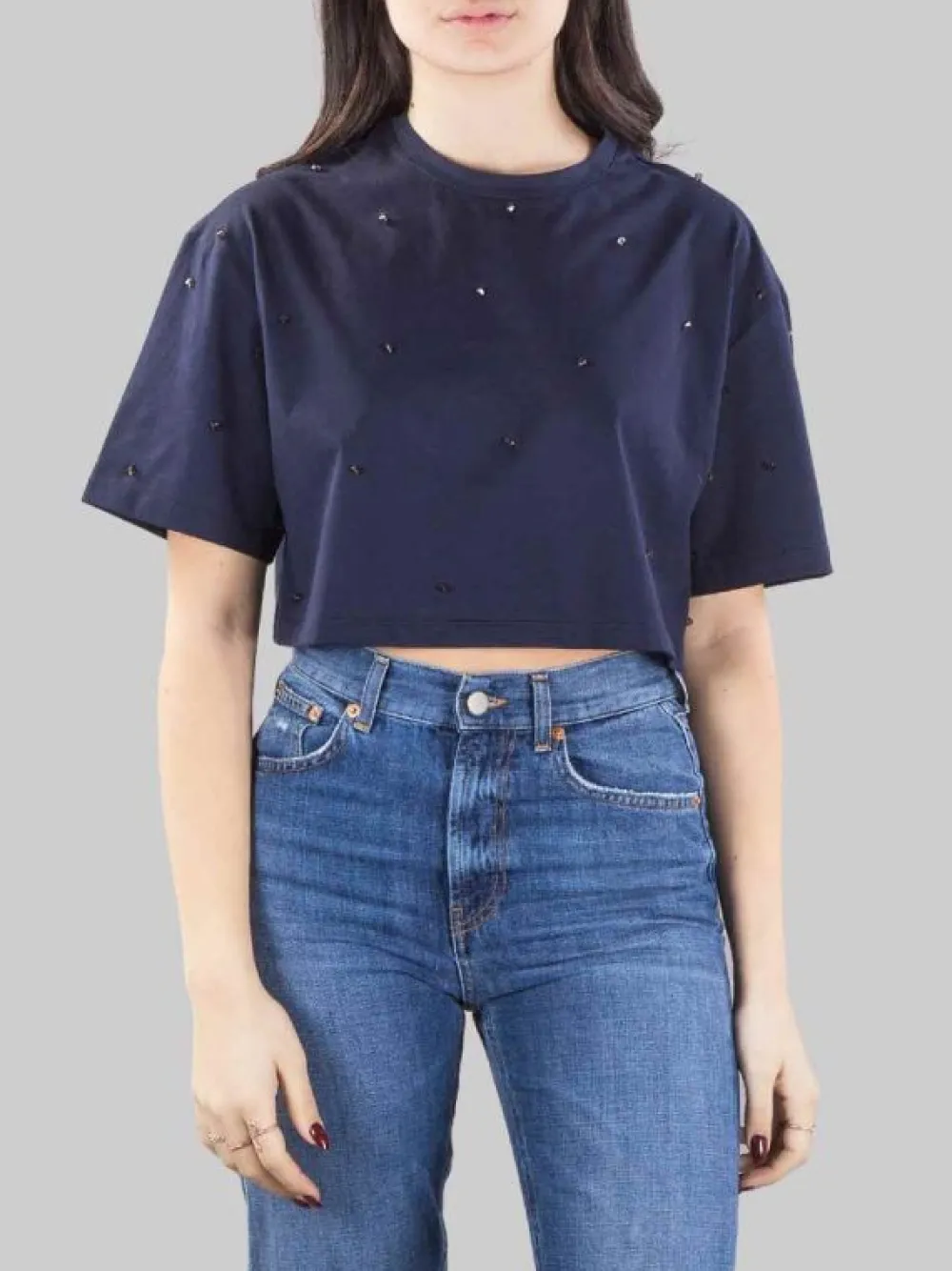 T-SHIRT CORTA CON PUNTI LUCE | DONDUP Discount
