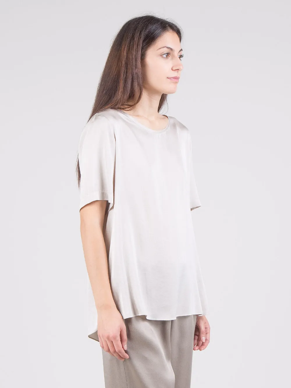 T-shirt in seta | ANTONELLI FIRENZE New